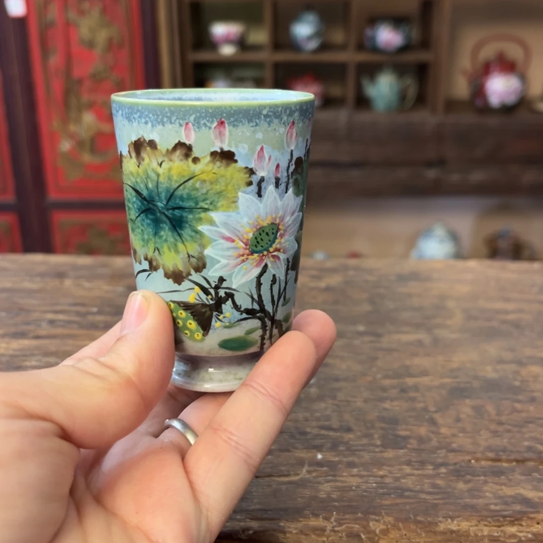 柴烧手工手绘陶瓷