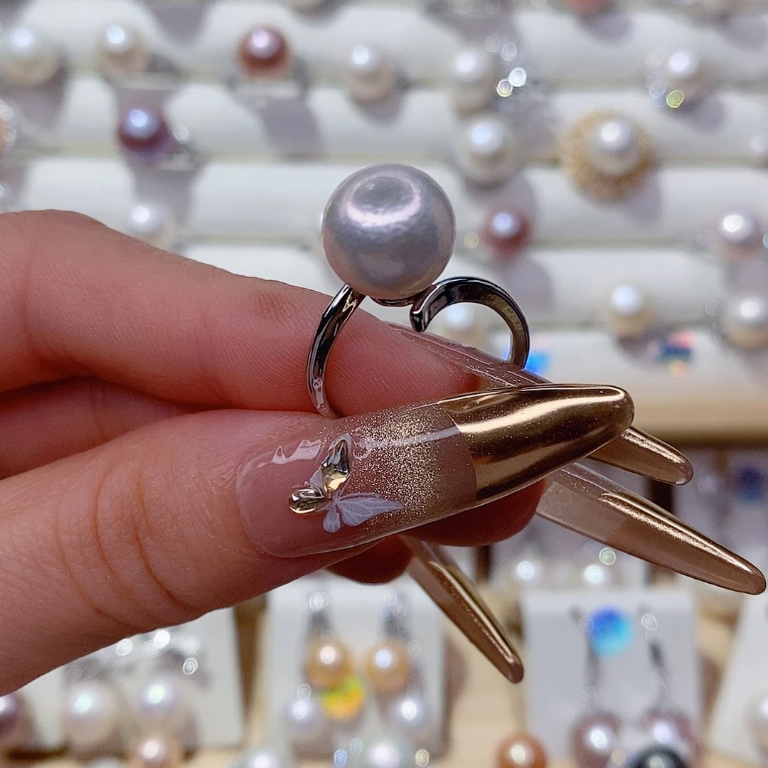 未镶嵌戒指淡水珍珠