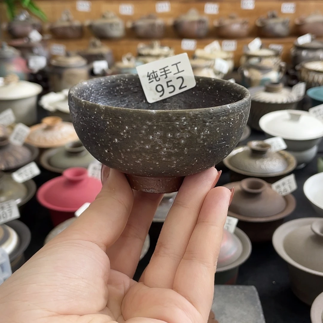壶955柴烧杯福利墨山阁茶器纯手工制作
