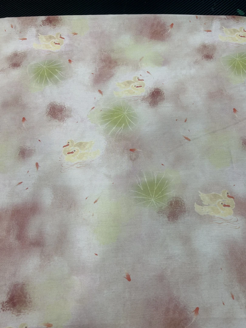 【4号花型】新款国风天丝苎麻柔软舒适透气出汗不沾身四季制衣布料