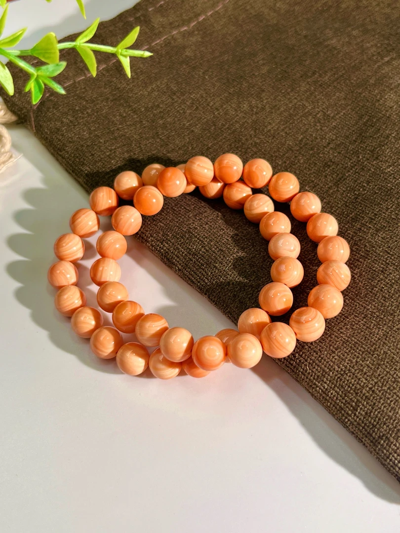 【大美】6852-c 红  圆珠串珠