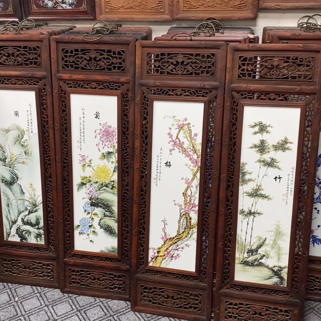 瓷片金****板1.2*36*4景德镇瓷板画柴窑烧制