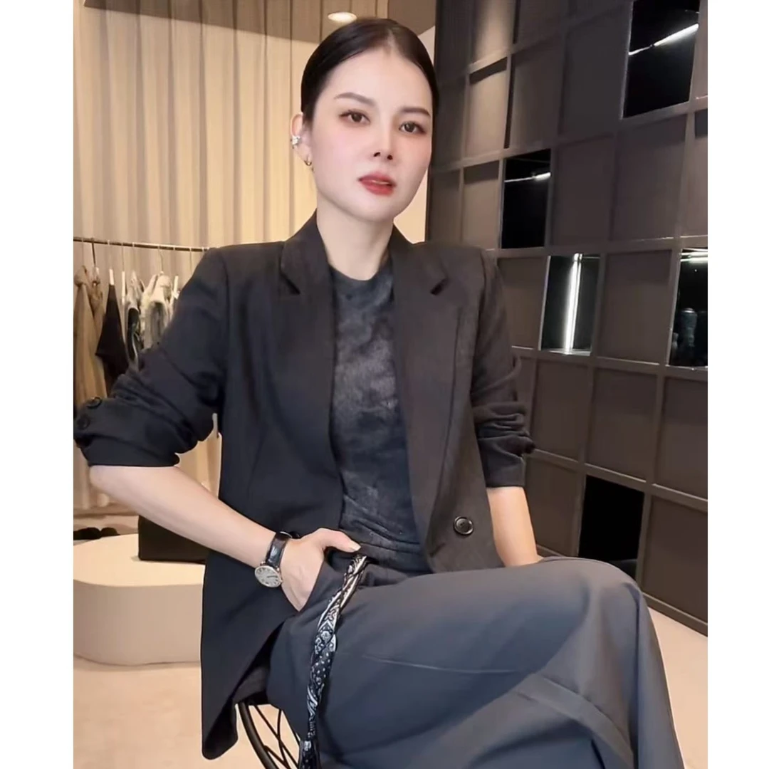 《姚家优麦汇》YHY709秋款设计感时尚百搭西装外套休闲女款