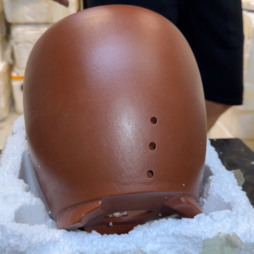 紫砂花盆口径15厘米高度20