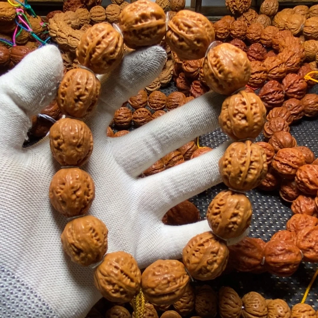 手串文玩核桃粗筋八棱