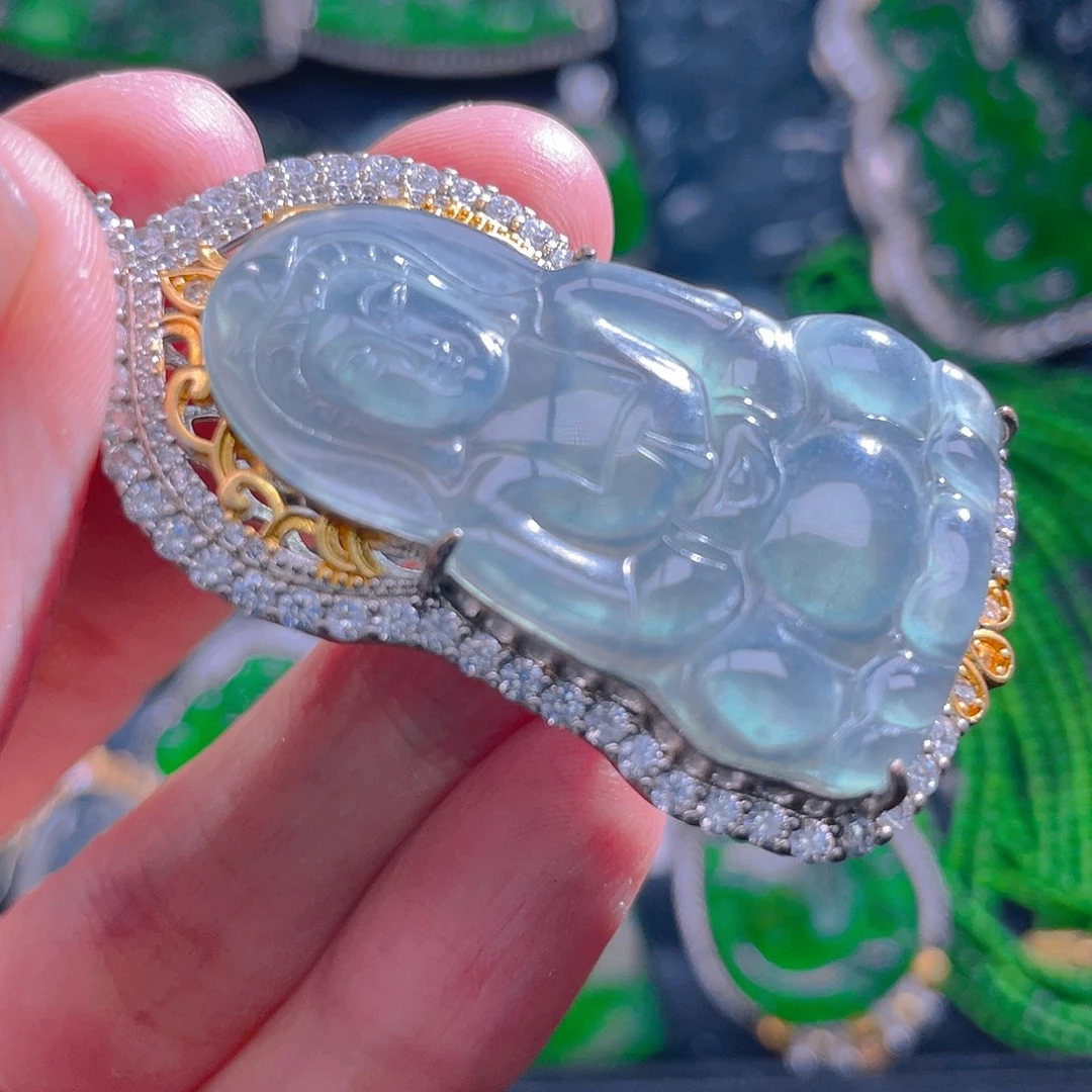 颈饰未镶嵌翡翠翡翠