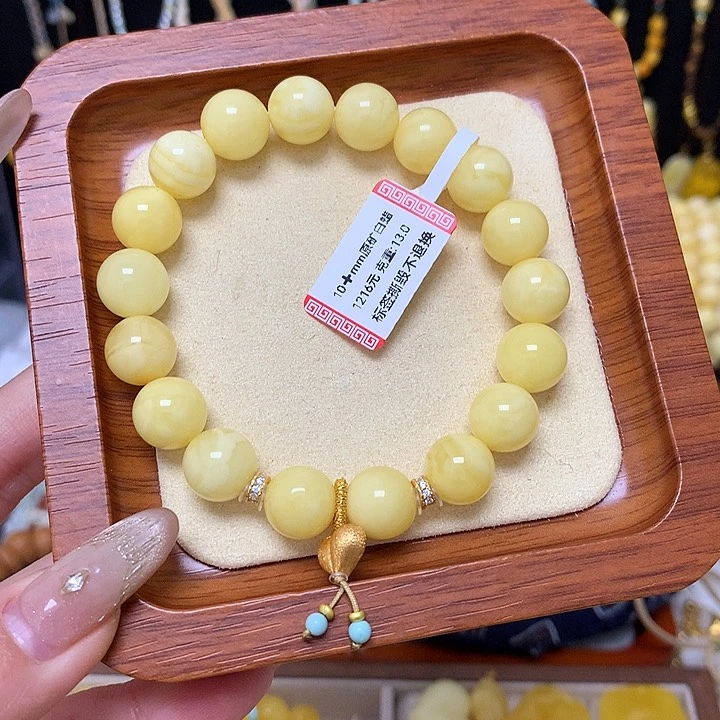 手链蜜蜡未镶嵌蜜蜡手串