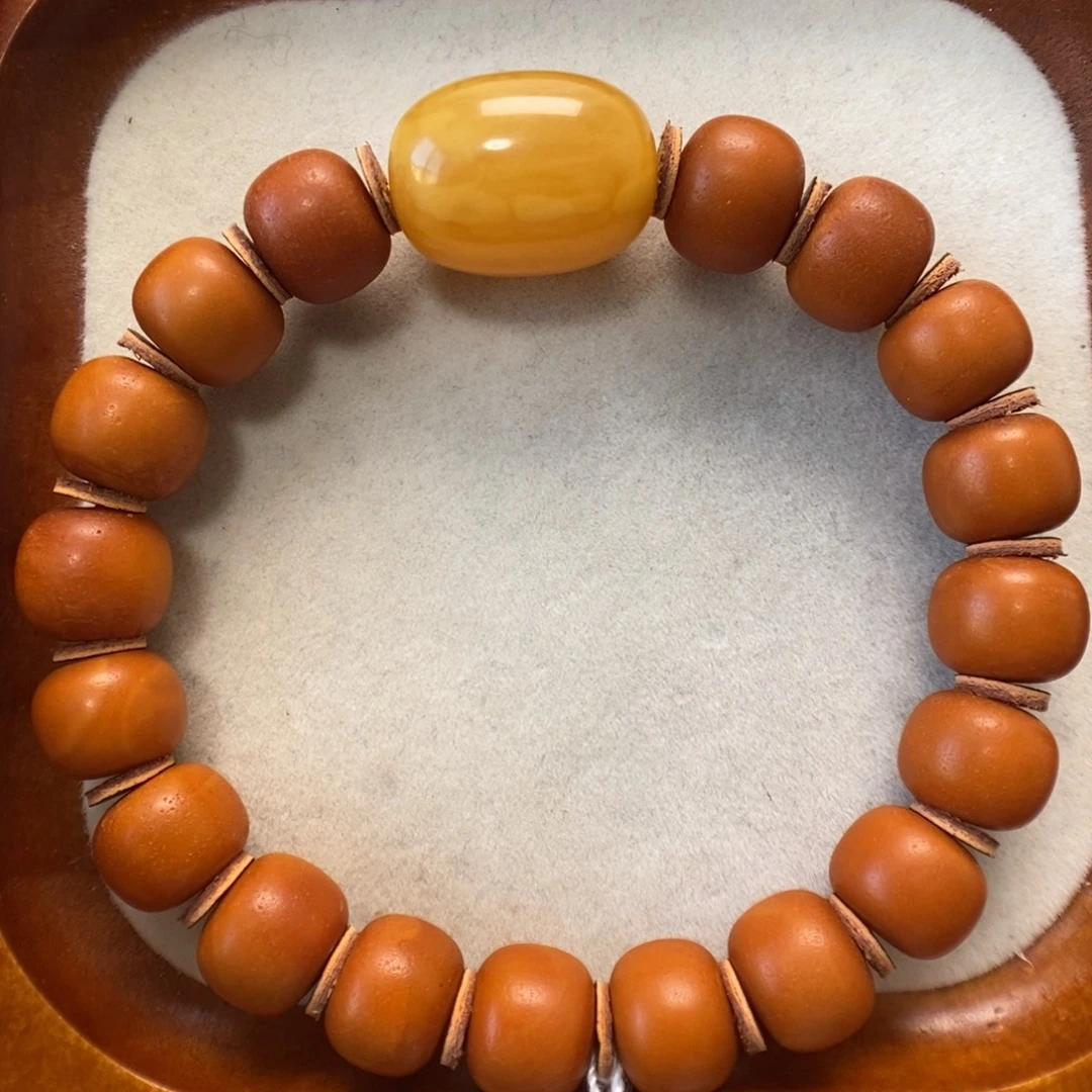 蜜蜡未镶嵌手串蜜蜡