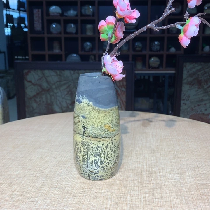 广西国画石摆件，观赏收藏