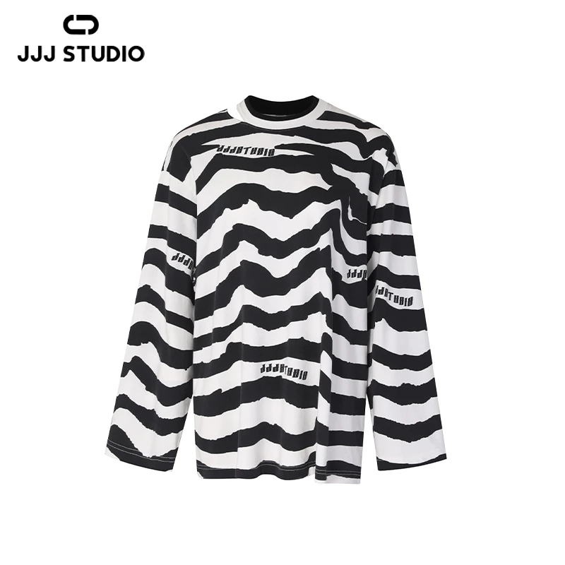 JJJ STUDIO 黑白色T恤 JDWFS1T040