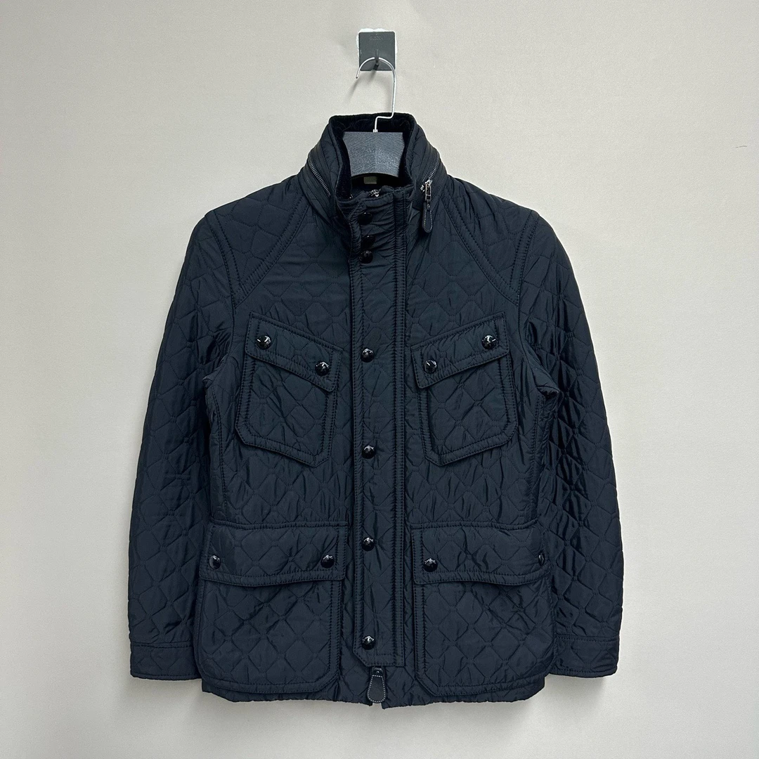 99新 BURBERRY/博柏利 多口袋棉服夹克/46码/价11900