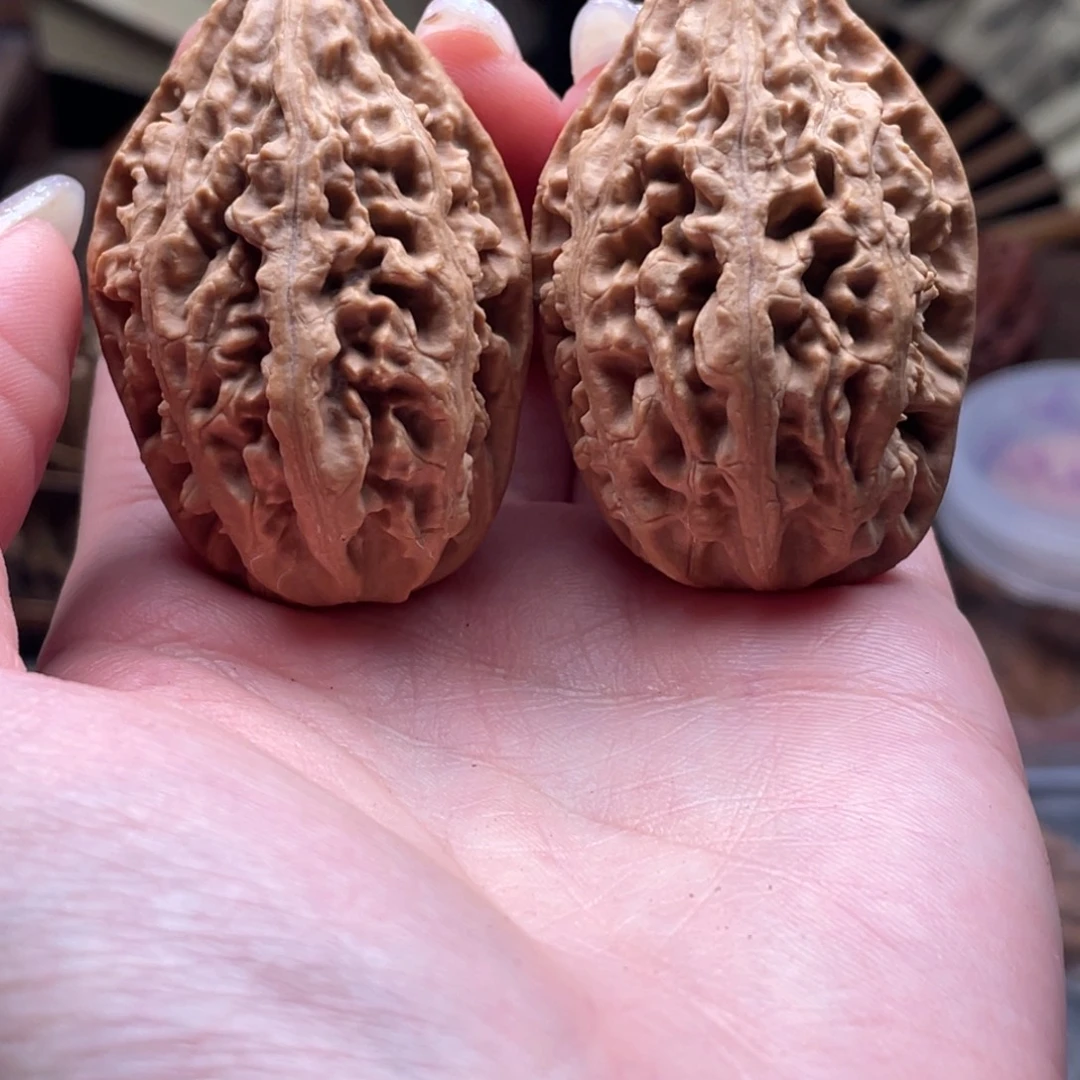 把件文玩核桃楸刀鱼16花皮