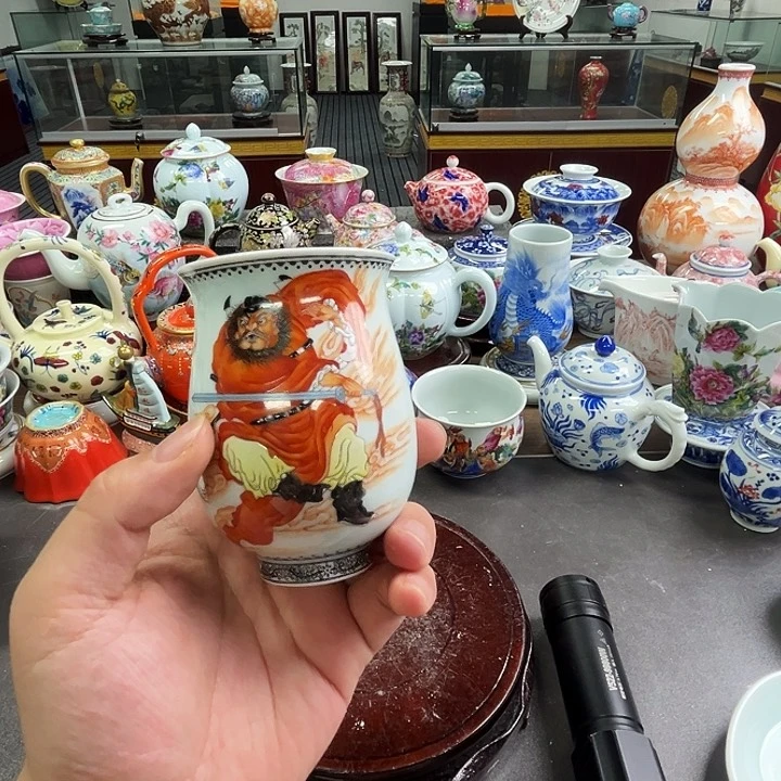 摆件景德镇陶瓷老厂瓷36