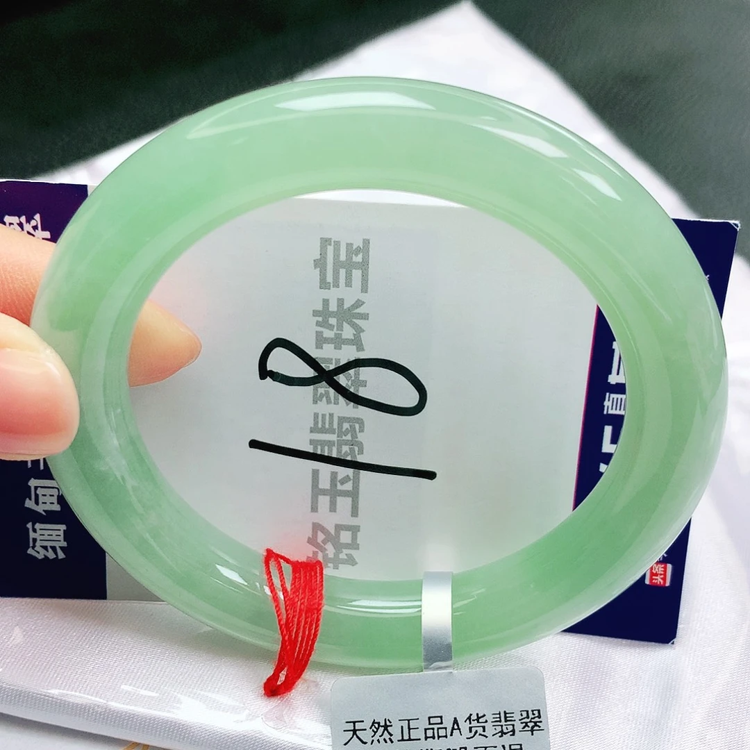 翡翠未镶嵌手镯缅甸天然A货翡翠