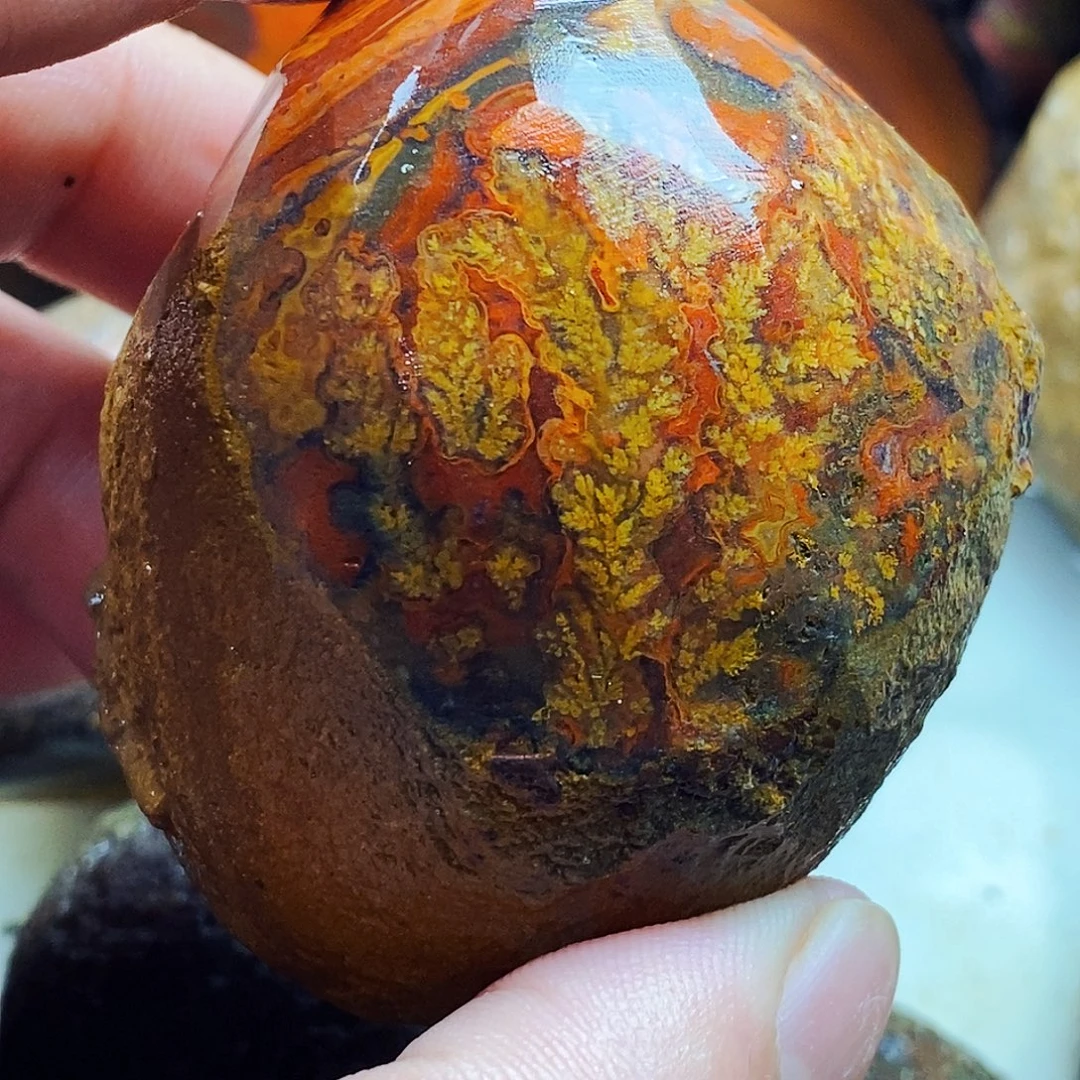 有***福定制玛瑙未镶嵌战国红不退不换