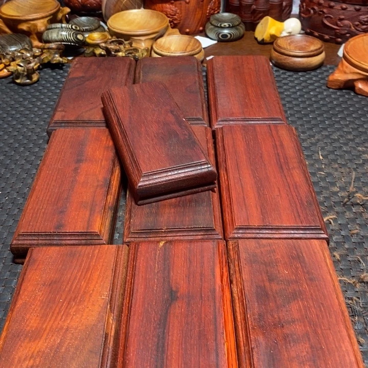 杉***溪邵氏紫檀红花梨底座