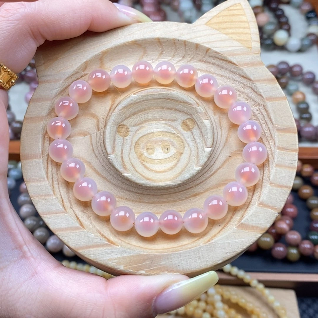 玛瑙/玉髓手链未镶嵌喵***~