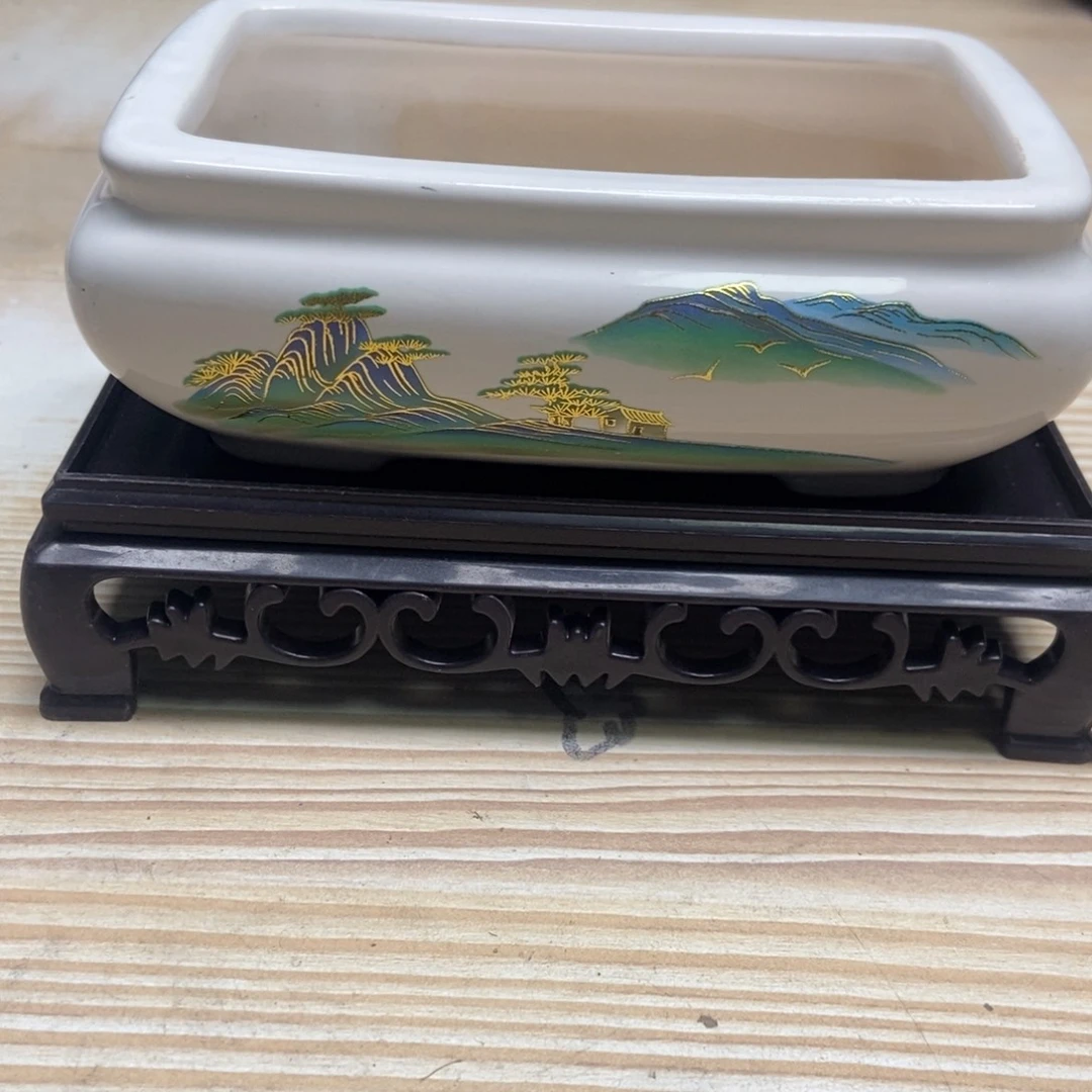 瓷片陶瓷花盆陶瓷艺术