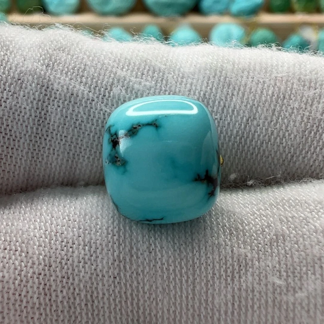 未镶嵌绿松石老型珠11x9.7mm