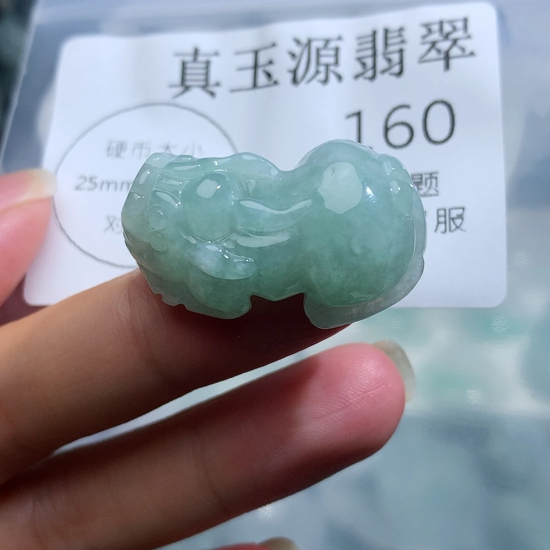 翡翠未镶嵌颈饰160