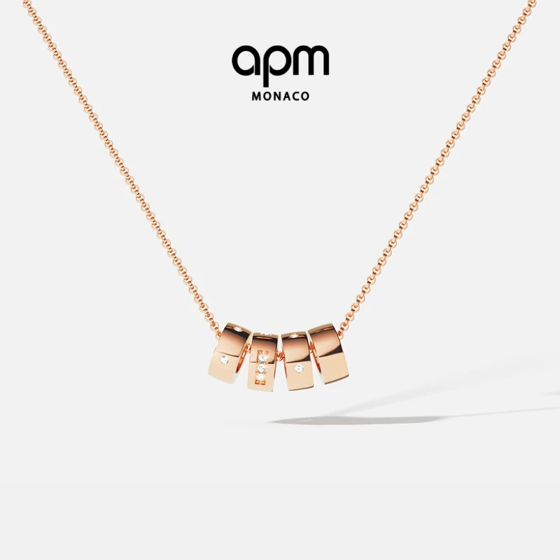 APM Monaco LOVE摩斯密码可调节项链礼物配饰高级感ins小饰品