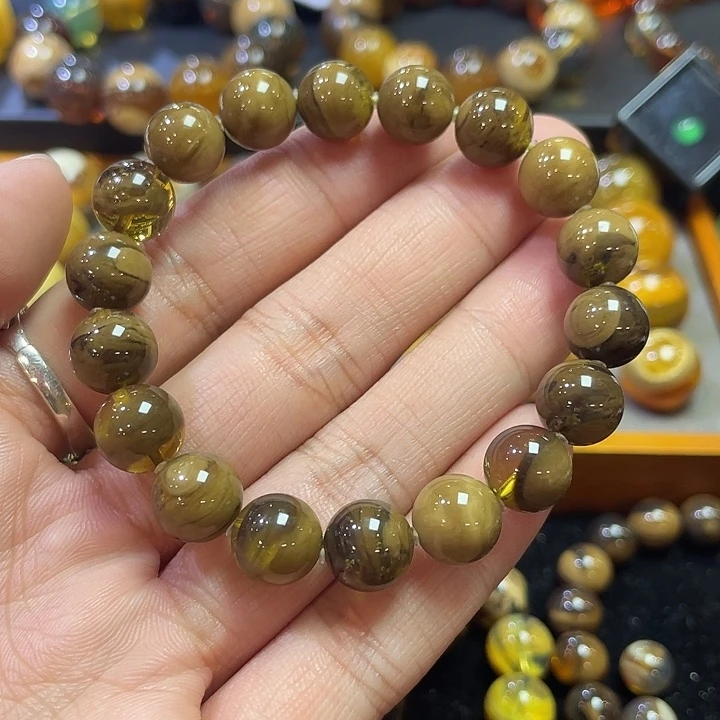 琥珀未镶嵌裸石老油根