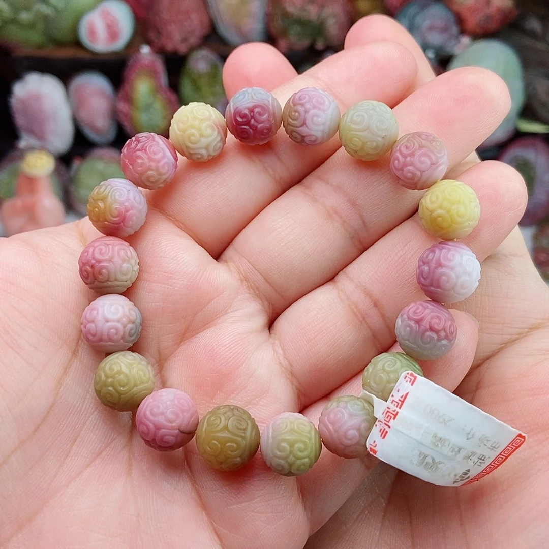 未镶嵌石英质玉（盐源）珠宝半成品