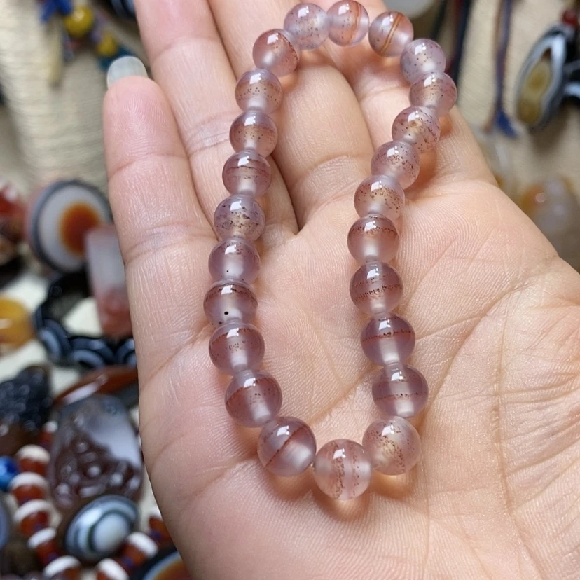 【闪购商品】玛瑙/玉髓手链未镶嵌姗***到