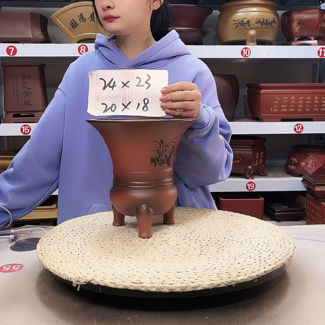 紫砂花盆紫砂花盆