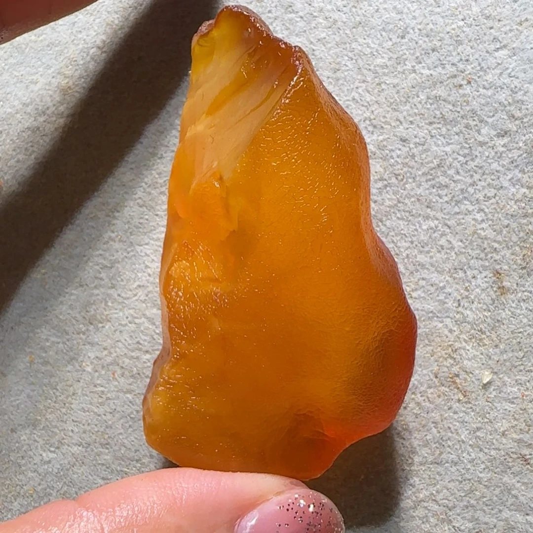 定制琥珀未镶嵌闪****专拍