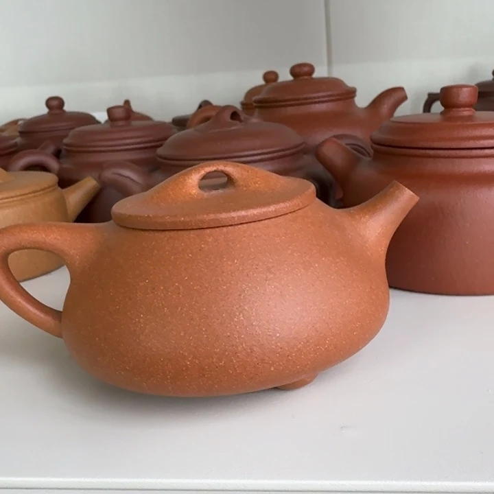 紫砂茶壶将坡景舟微封釉180cc