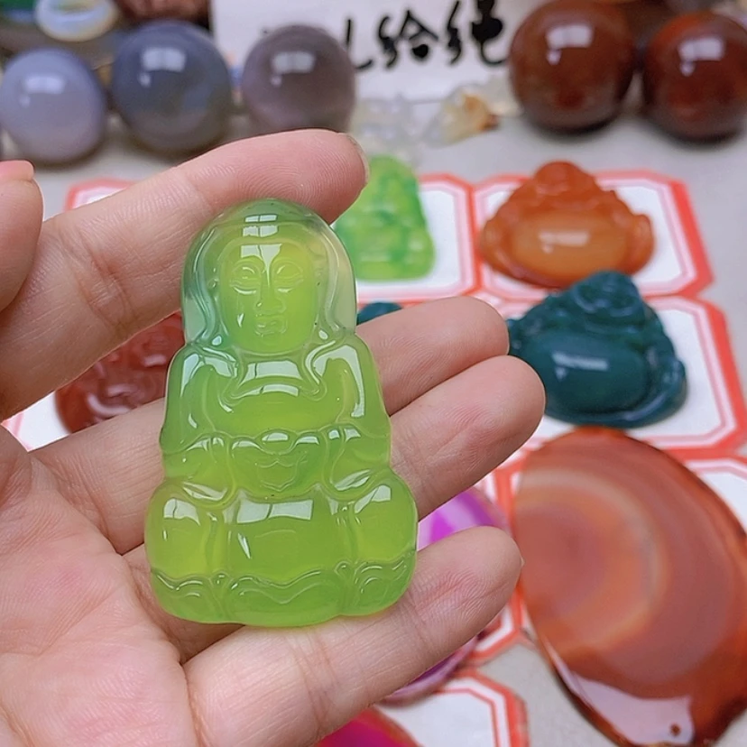 【闪购商品】未镶嵌玛瑙/玉髓珠宝半成品静**天