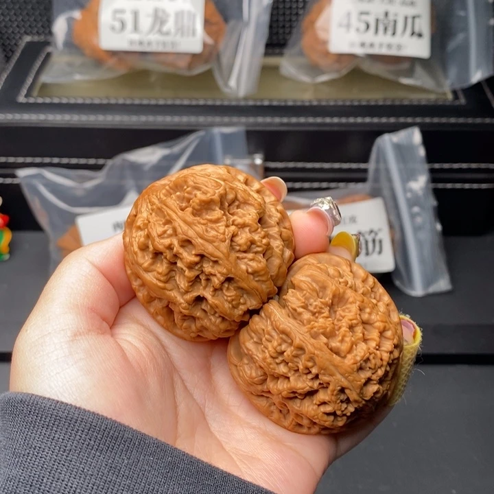 把件文玩核桃方*生粗筋46+