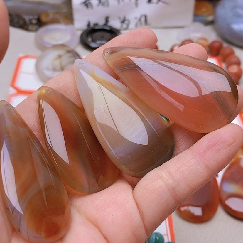 【闪购商品】未镶嵌玛瑙/玉髓珠宝半成品石*