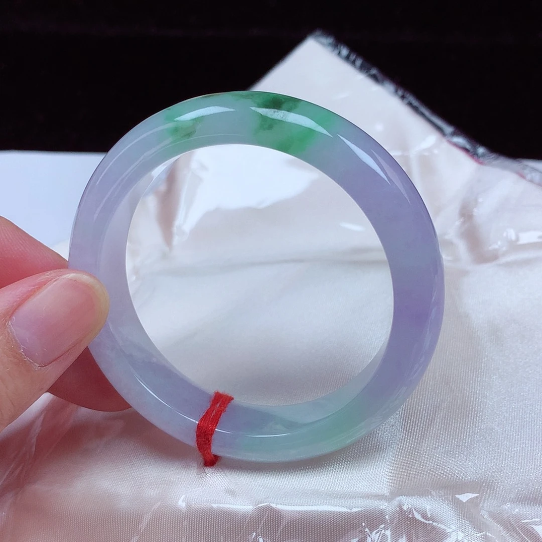 翡翠未镶嵌手镯52圈