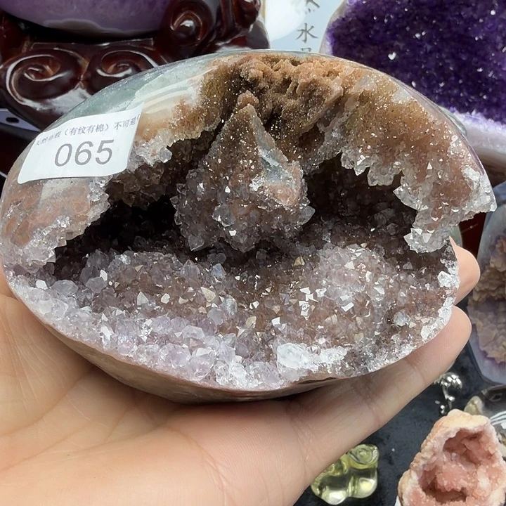 珠宝半成品未镶嵌紫晶