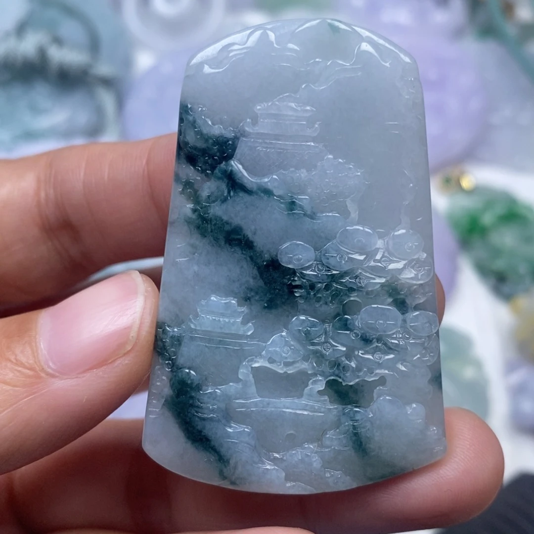 颈饰未镶嵌翡翠翡翠