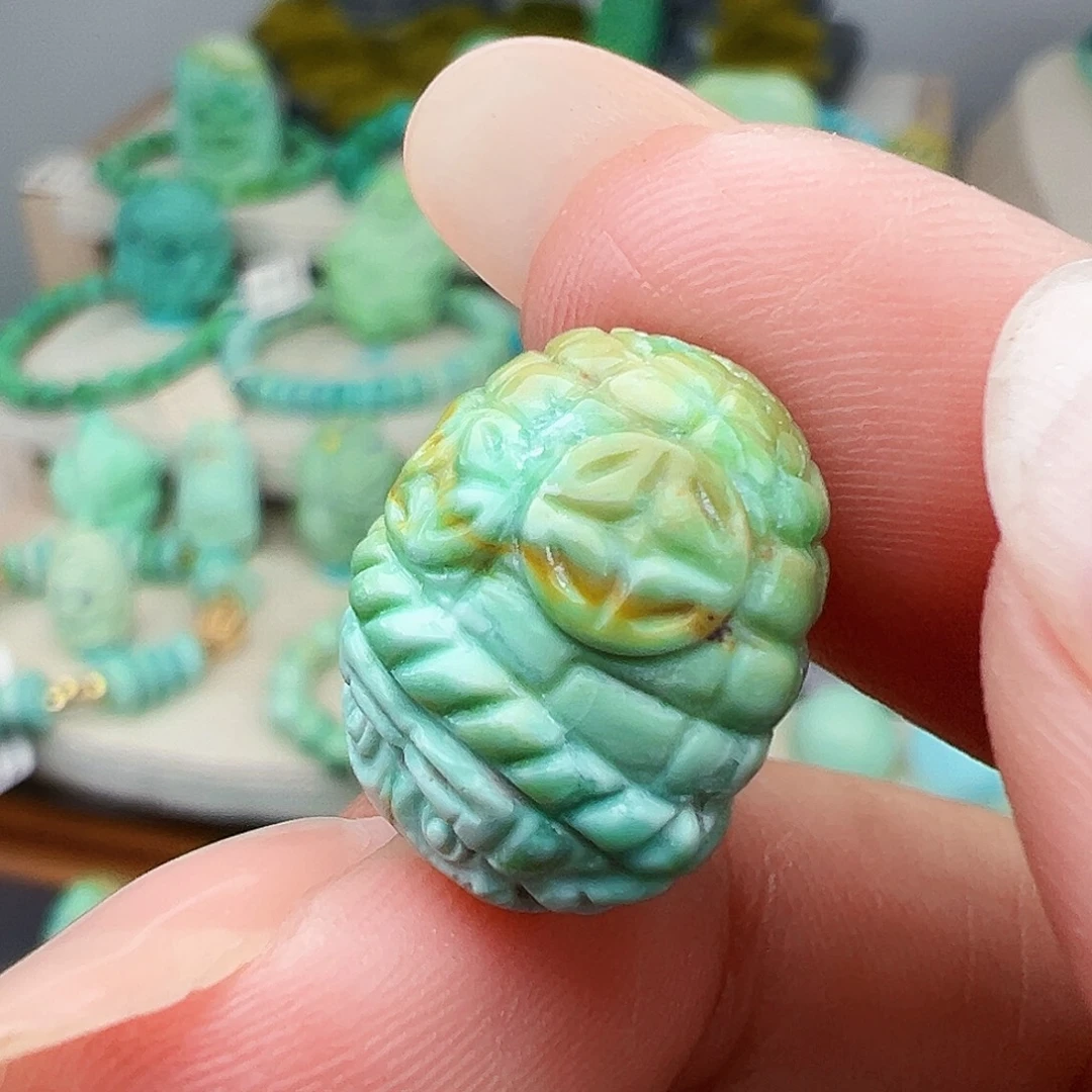 绿松石未镶嵌主播万珍