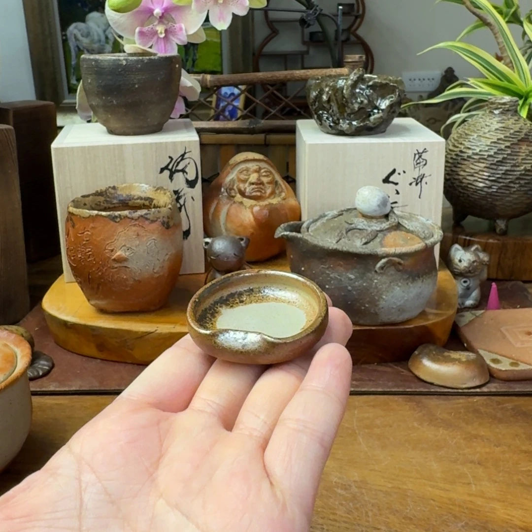 陶吉窑口备前烧香器福利一口价