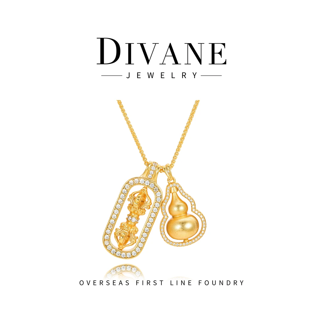 VETOPLOS★葫芦金刚杵重工实心项链 G0550