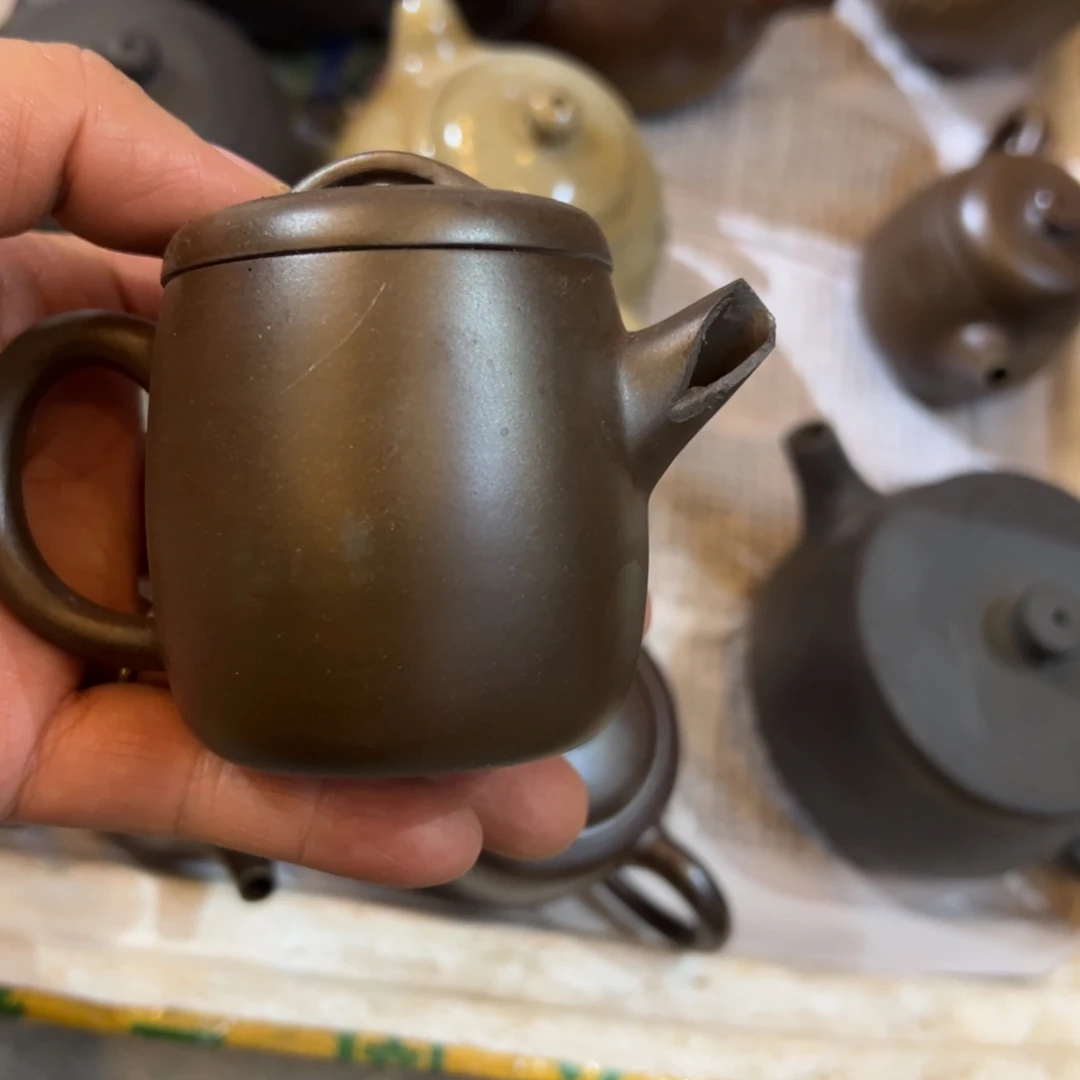 贵台龙窑柴烧茶壶100