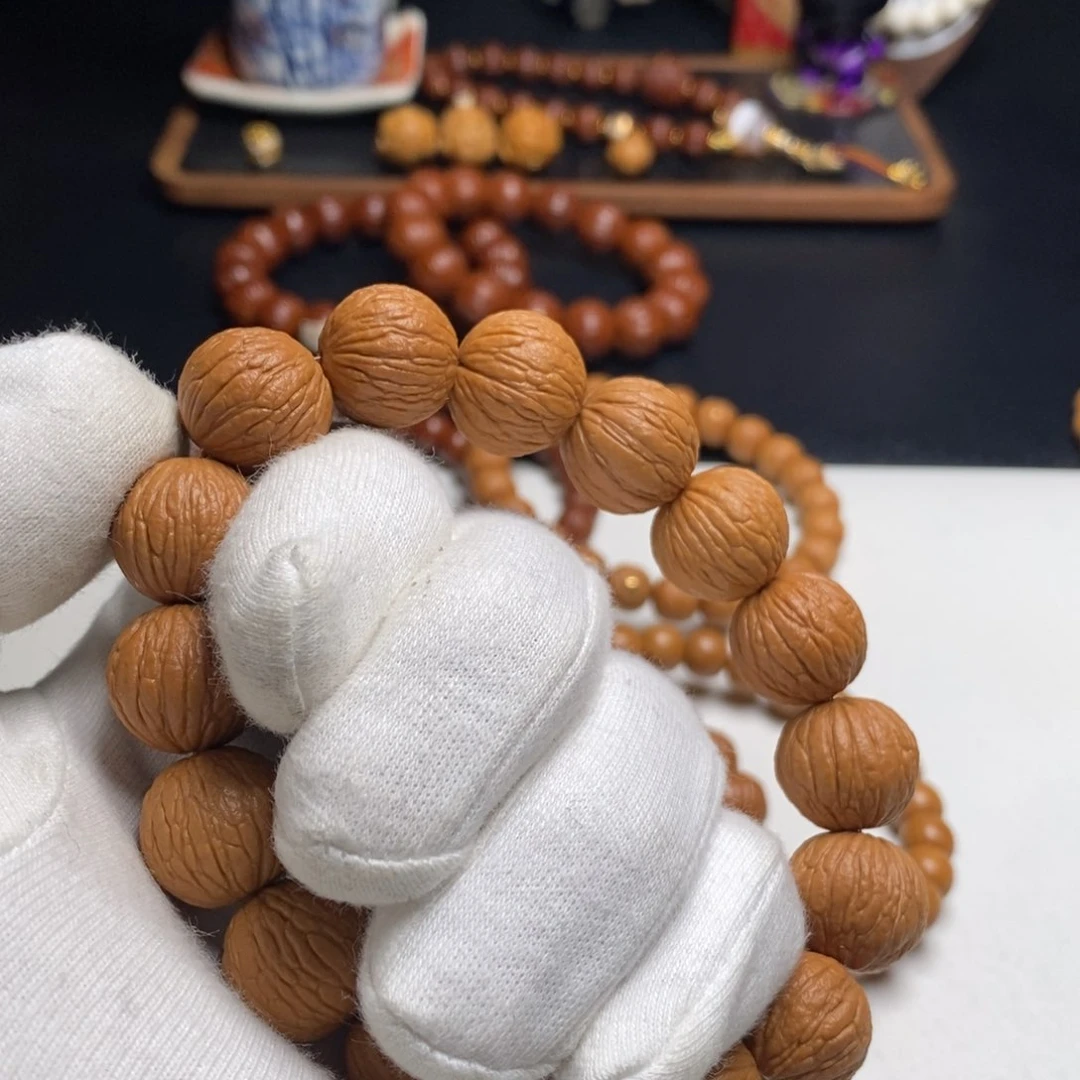 猴头核桃手串福利款磨盘凤羽