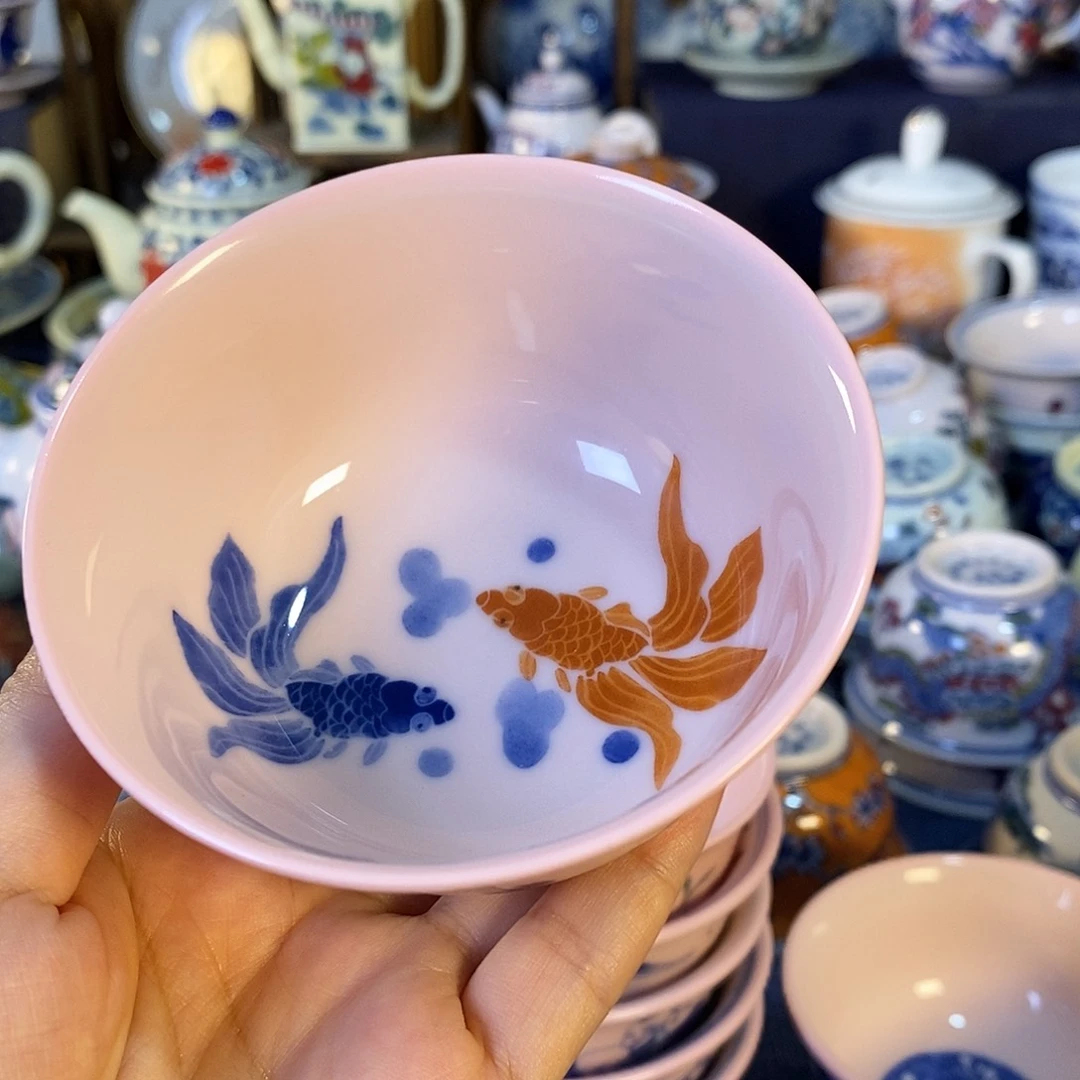 瓷片景德镇陶瓷茶杯1个