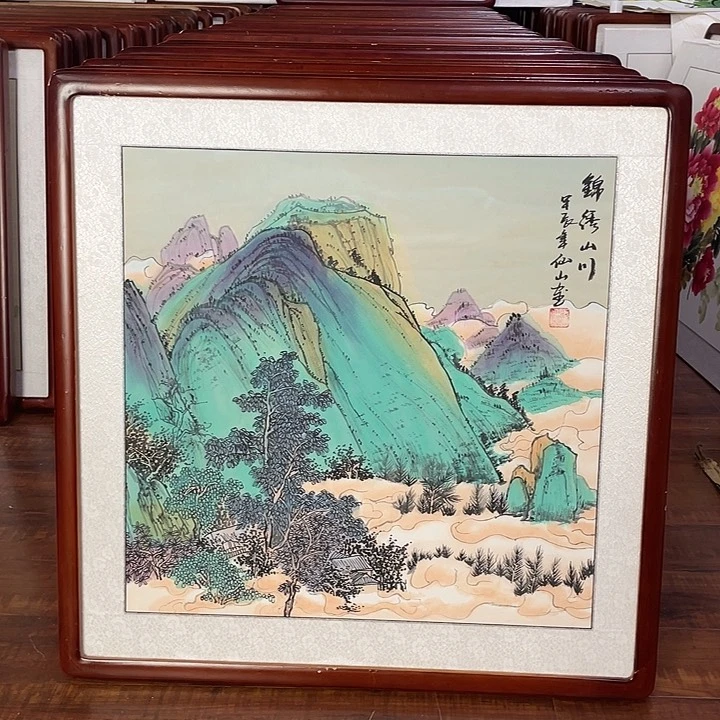 国画带框尺寸63*63厘米
