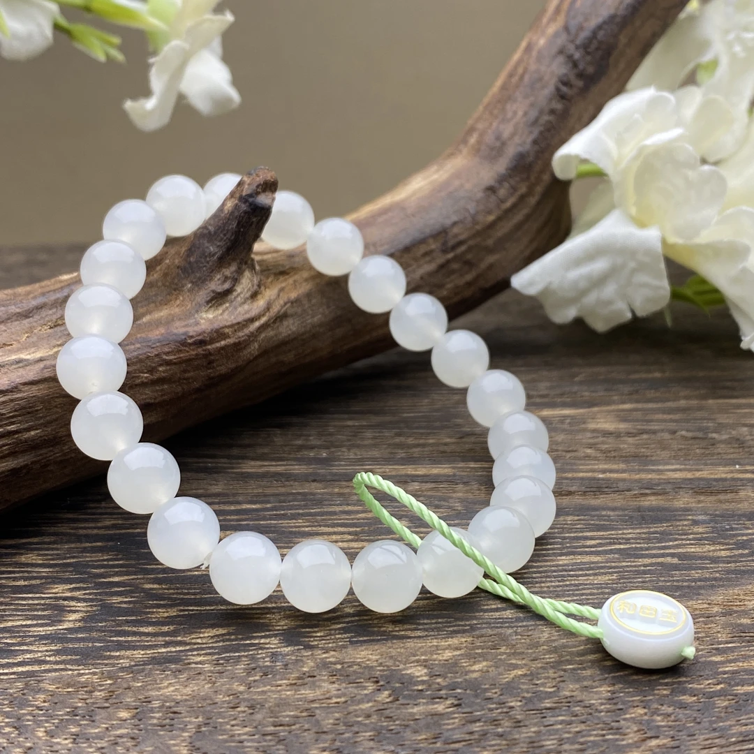 【小北好物】和田玉单圈手串26-17QH251X20【多样性发一件】约7mm+