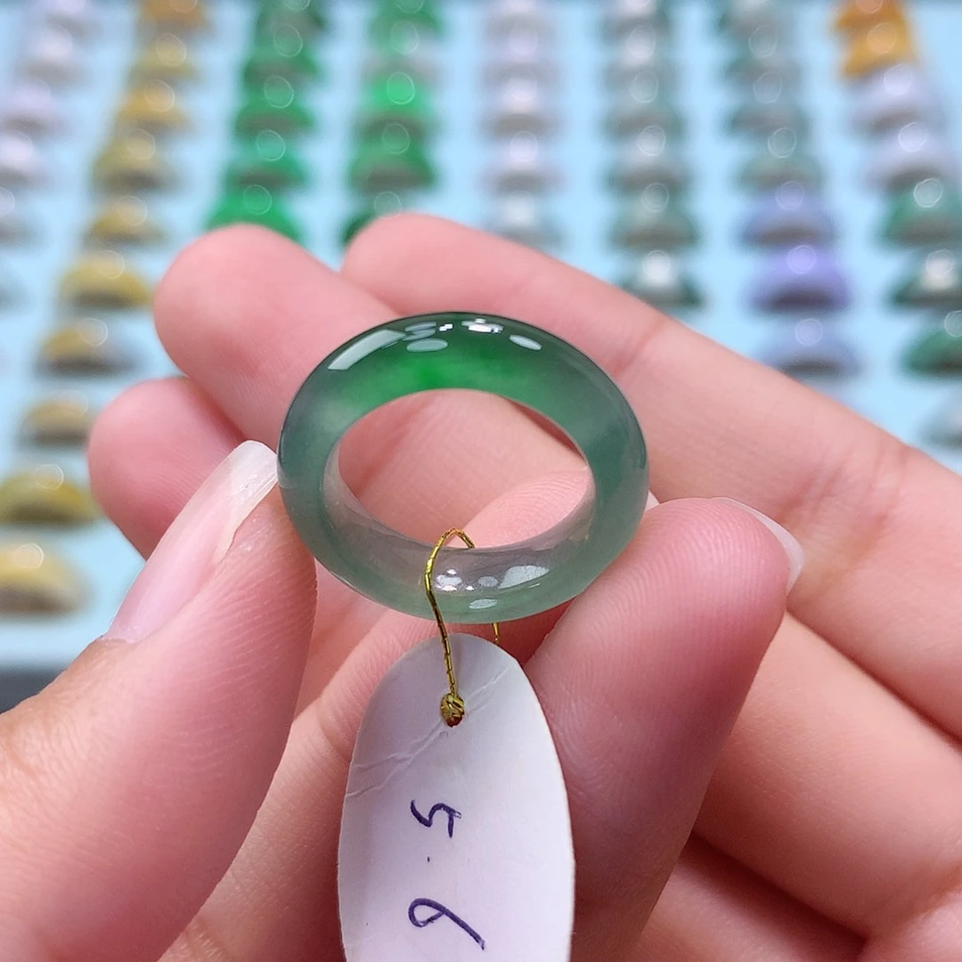 未镶嵌戒指翡翠56圈