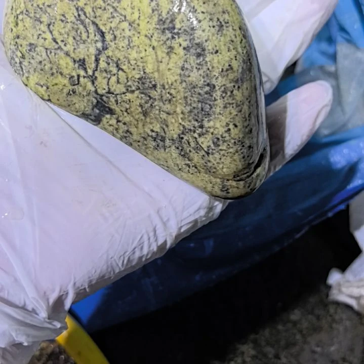 雁***飞有机玻璃藏玉药王石原石