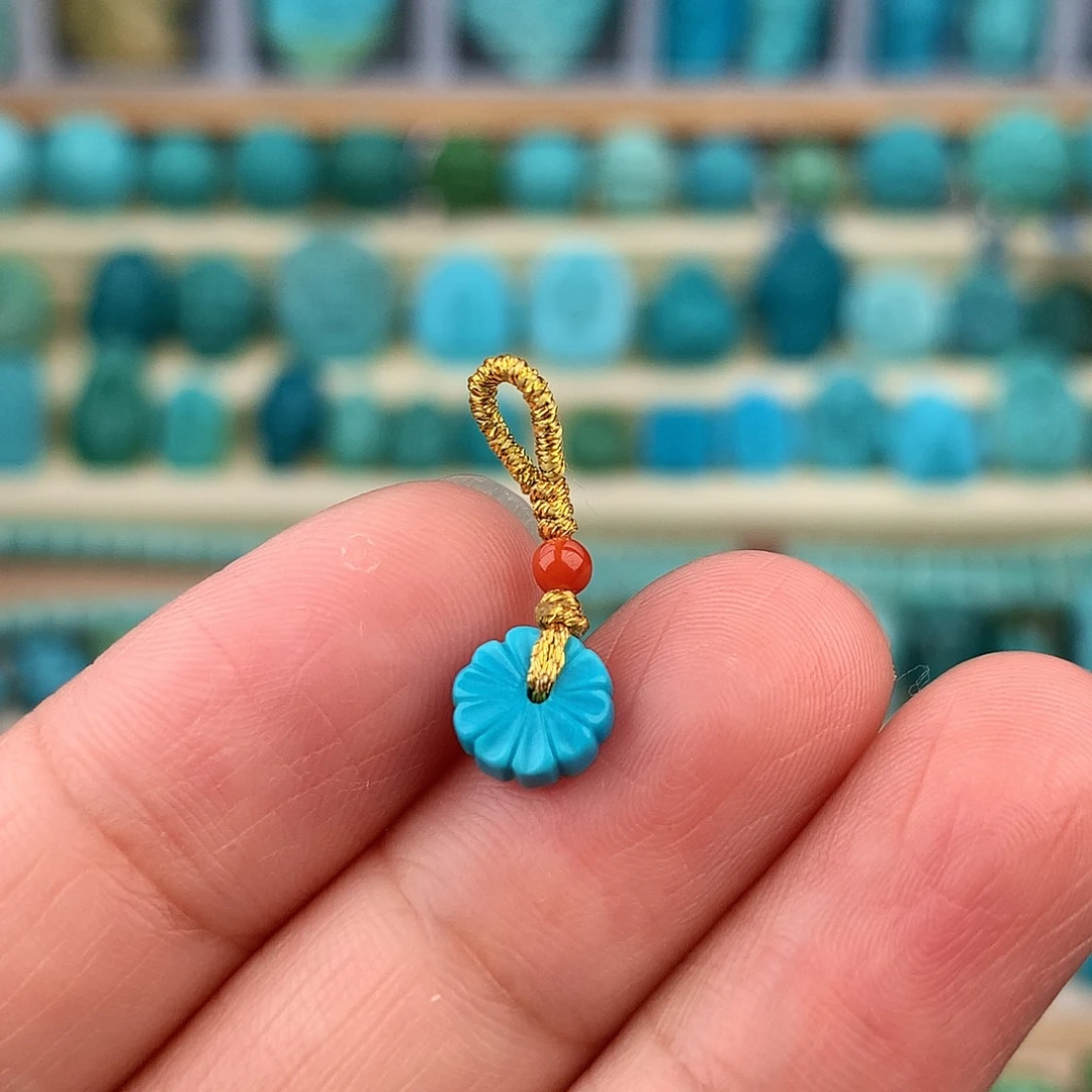 未镶嵌绿松石珠宝奇石