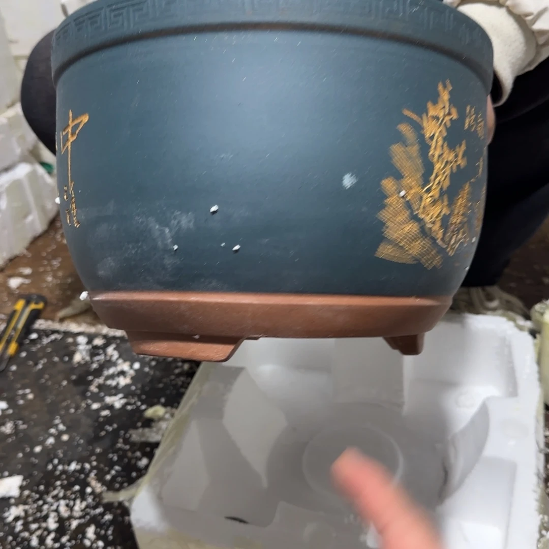 段泥花盆口径20.10口径