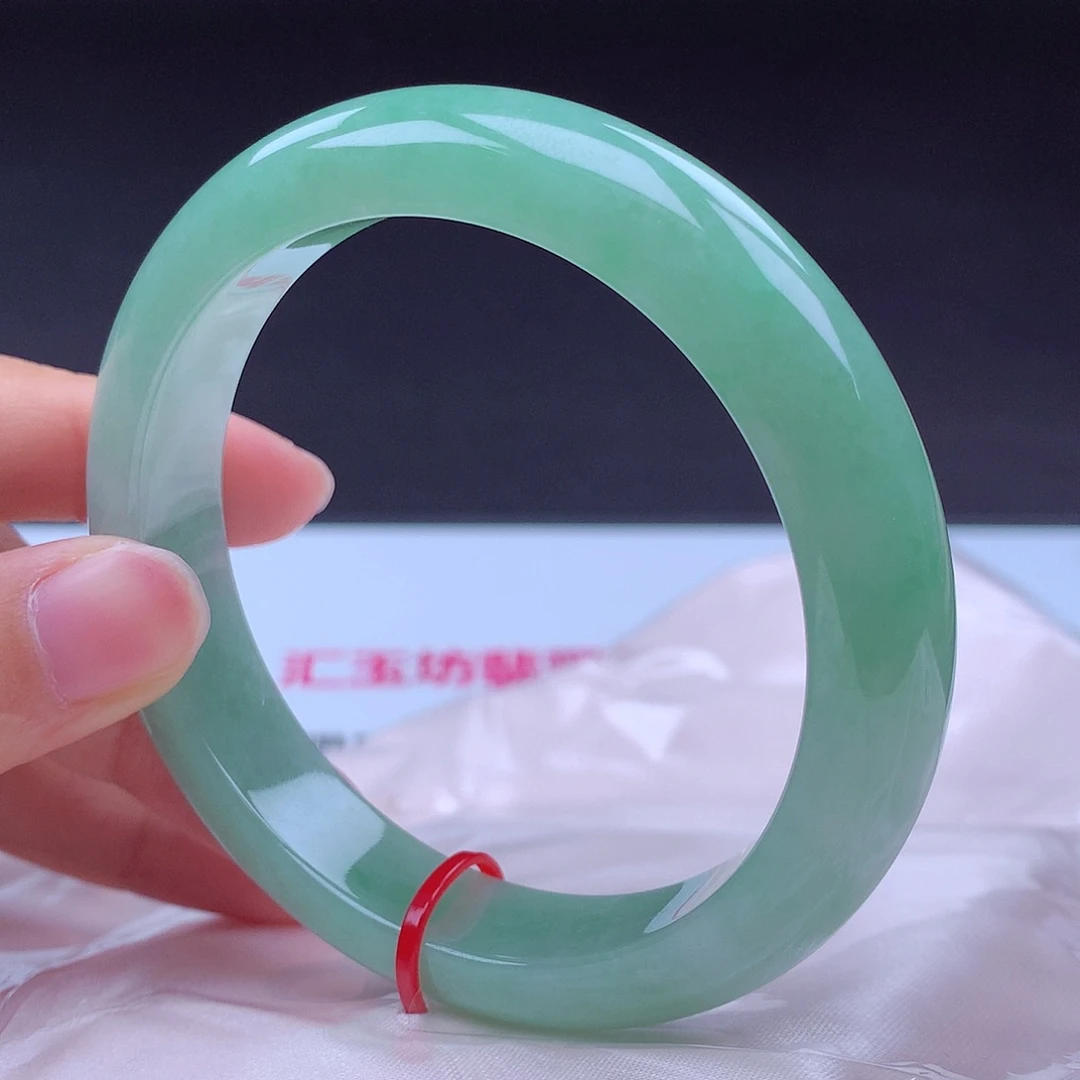 翡翠未镶嵌手镯手镯001409